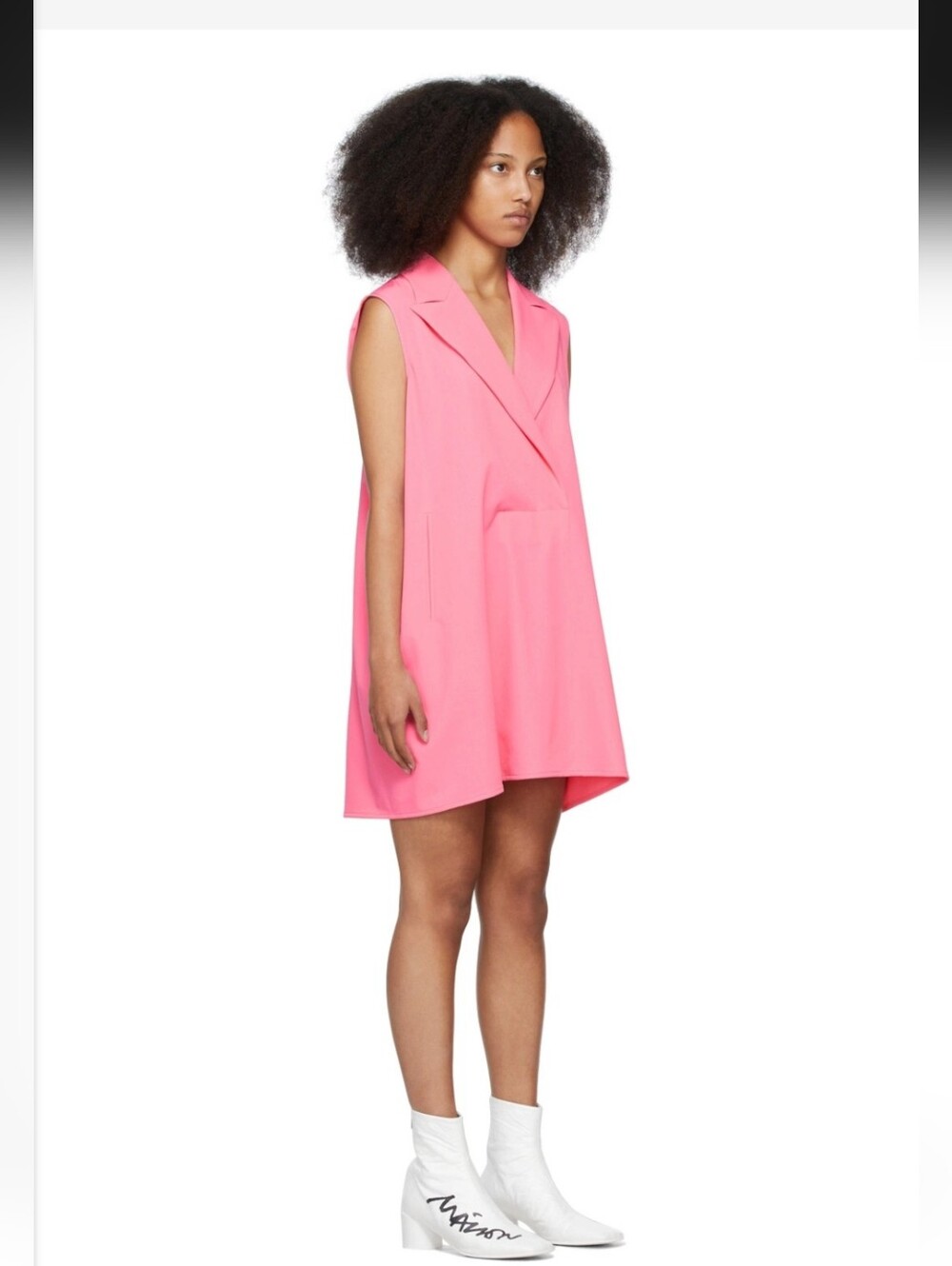 MMG Maison Margiela Pink shirt dress Size 40 NWOT